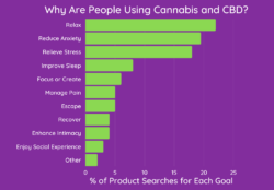 Graph of Cannabis Wellness Goals